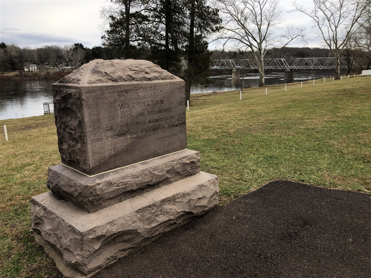 Washington's Crossing historical marker
